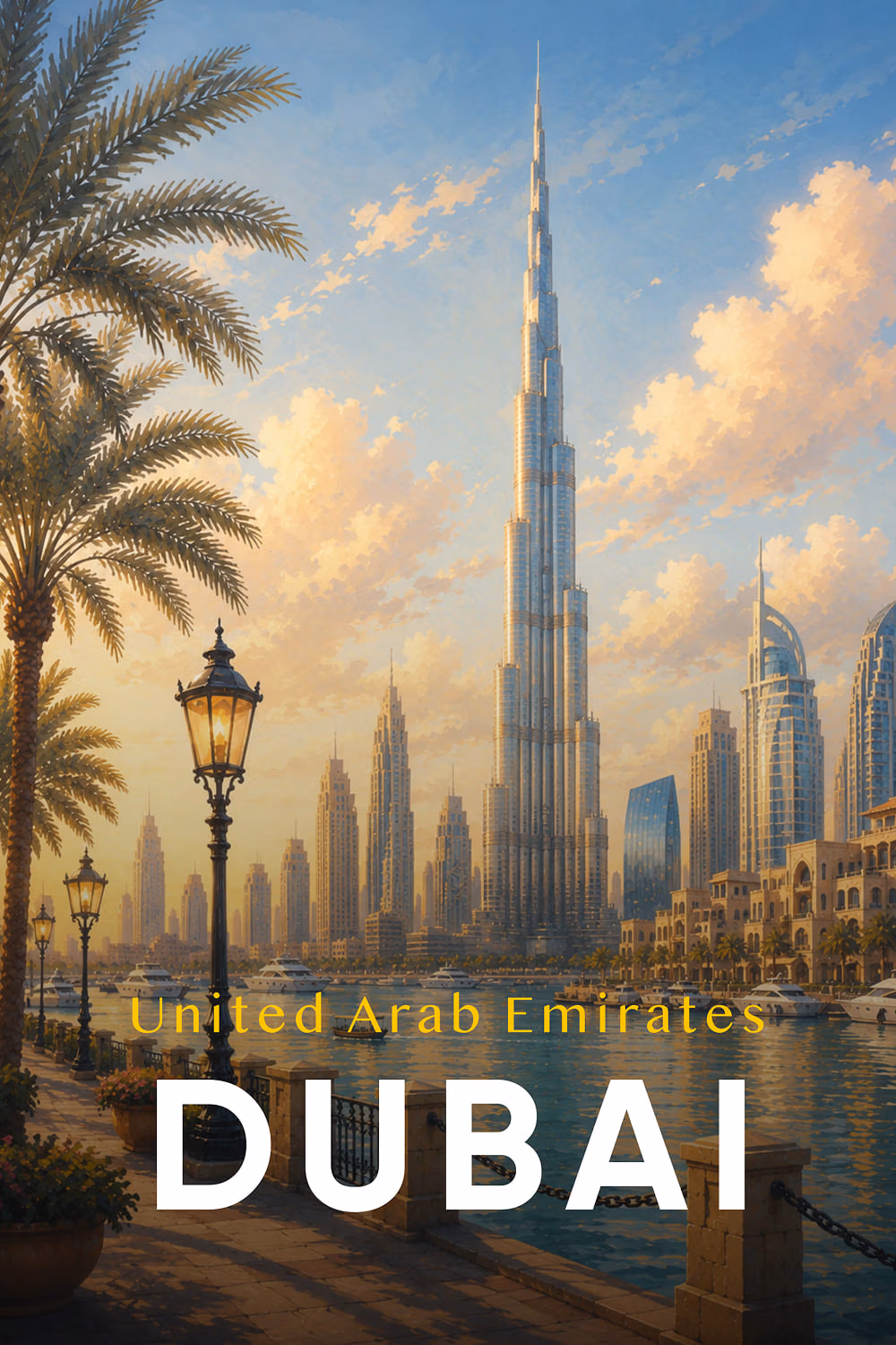 Dubai Dubai - Metalický obraz – Obrázok 1