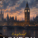 London - Metalický obraz