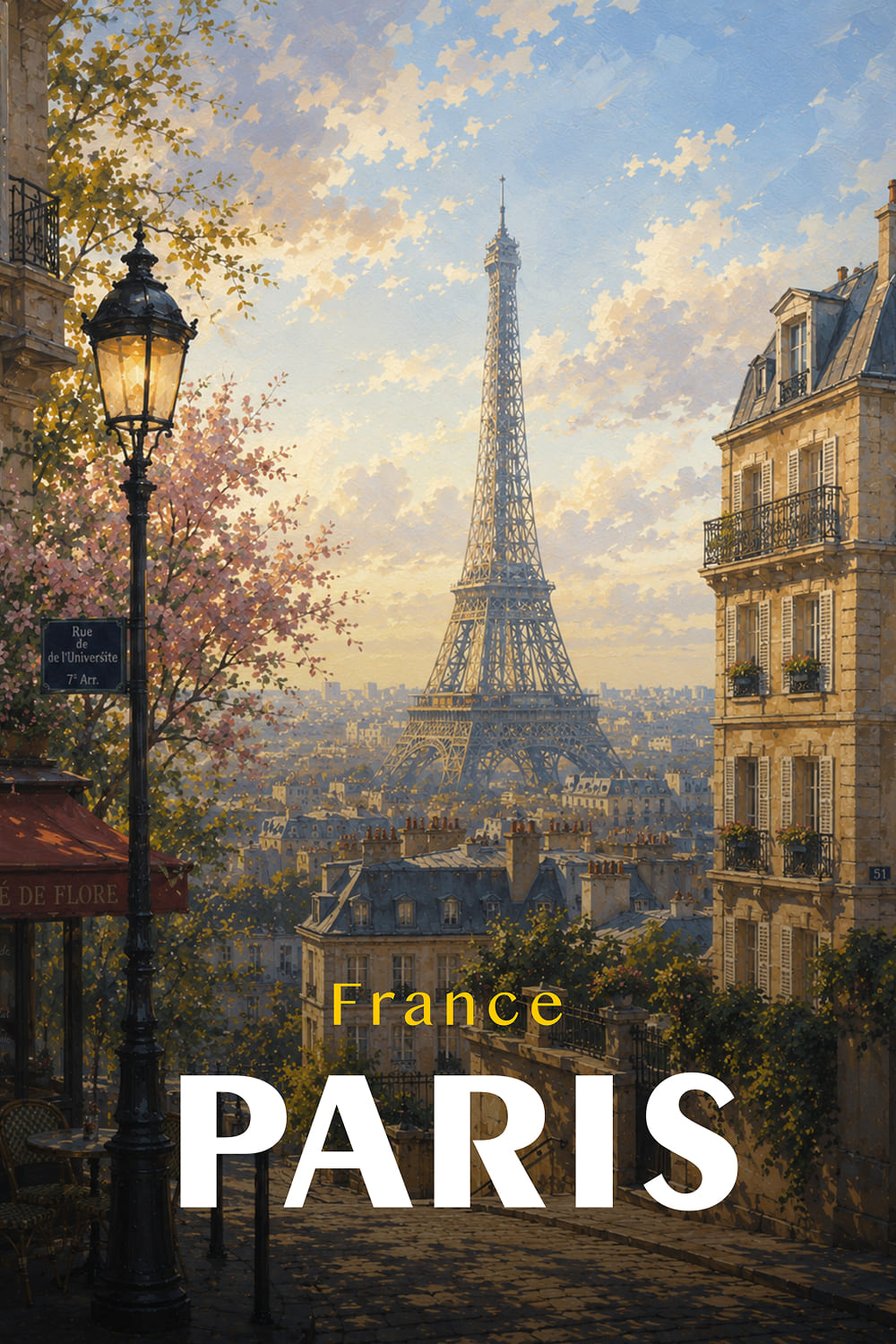 Paris Paris - Metalický obraz – Obrázok 1