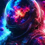 Astronaut - Metalický obraz