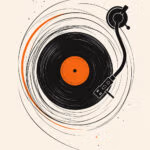 Vinyl - Metalický obraz