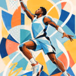 Basketball - Metalický obraz
