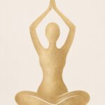 Jóga asana 03 - Metalický obraz