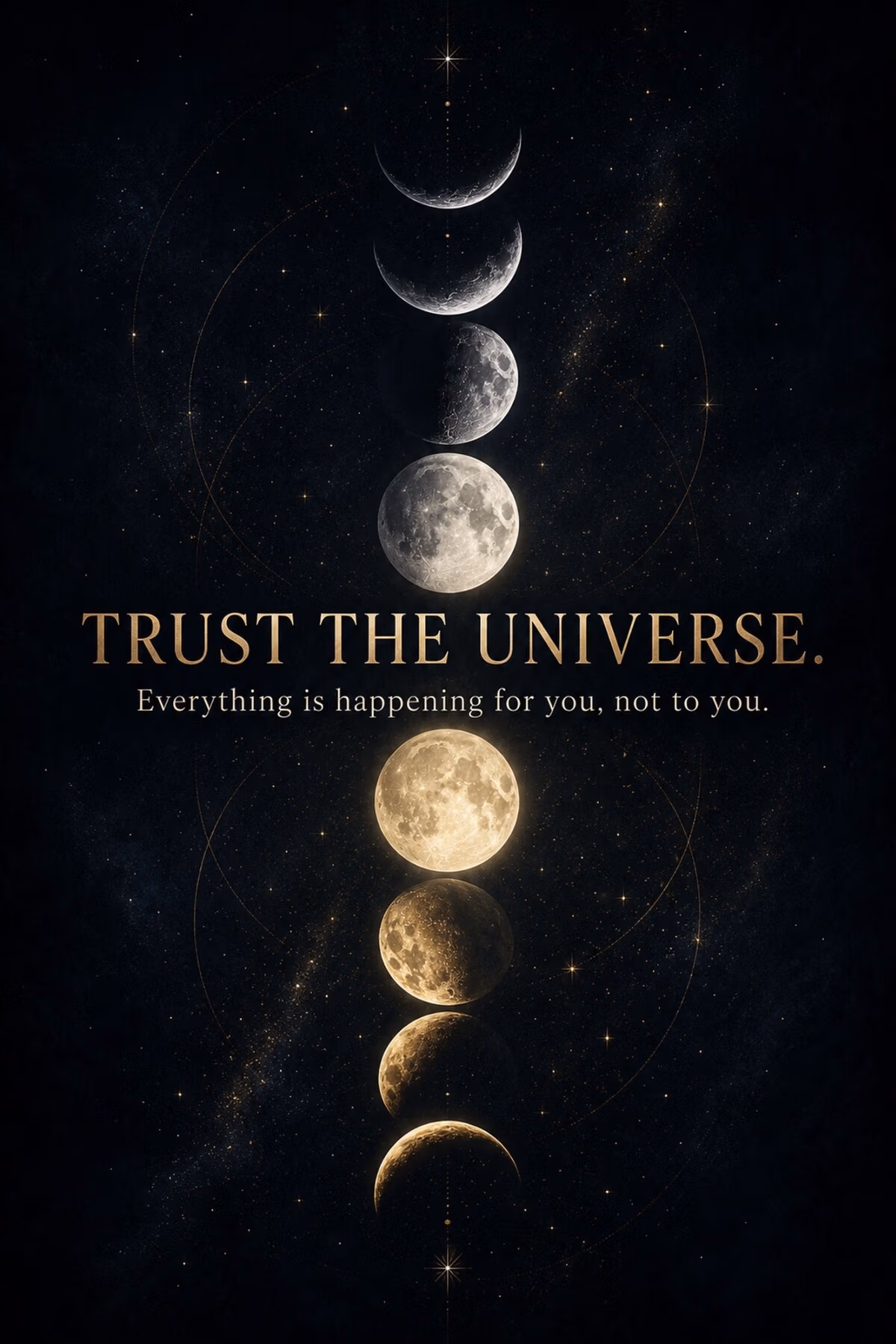 darwio-trust-the-universe-web Ver vesmíru - Metalický obraz – Obrázok 1